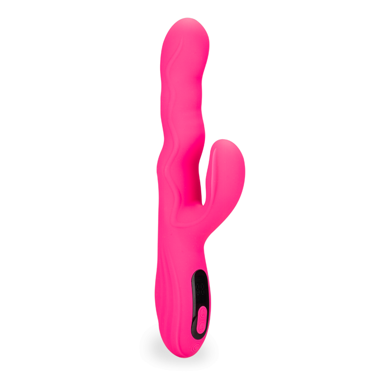 Vibromasseur puissant rabbit ondulations et vibrations Euphoria fuchsia, LOVE AND VIBES
