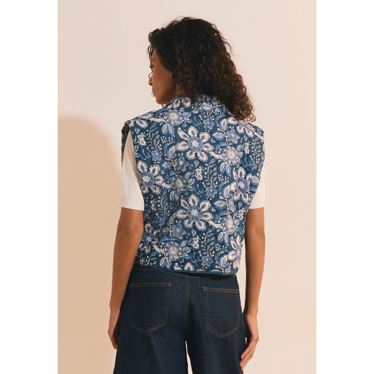 ETAM VESTE A VLADY IMP - VESTE blanc, ETAM
