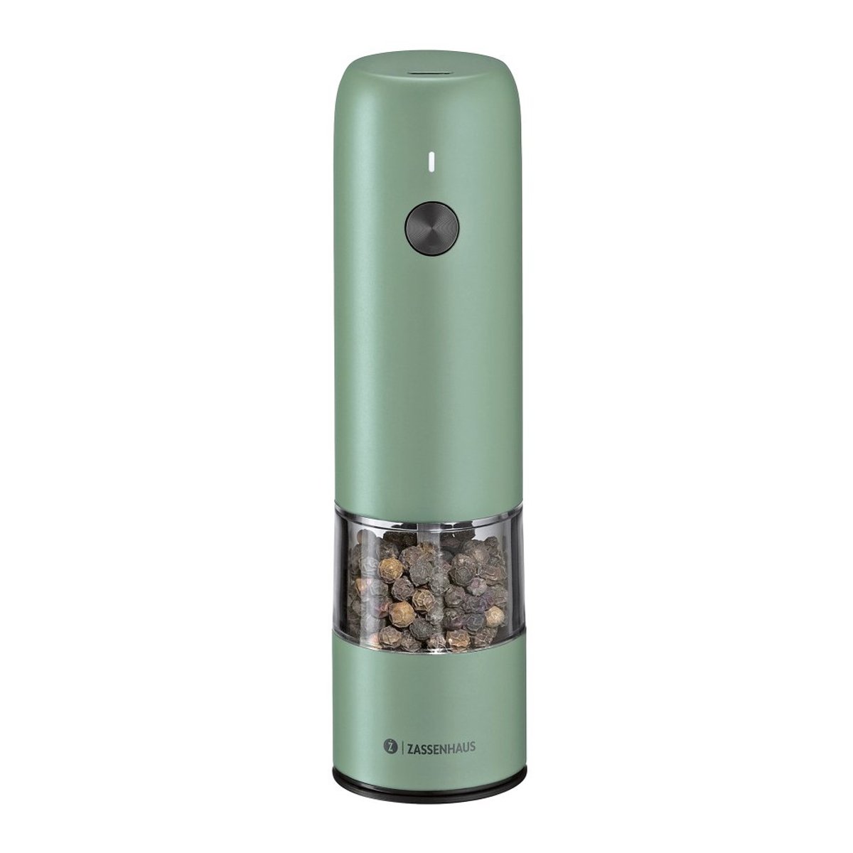 Moulin à poivre électrique USB Koln 14 cm vert, ZASSENHAUS