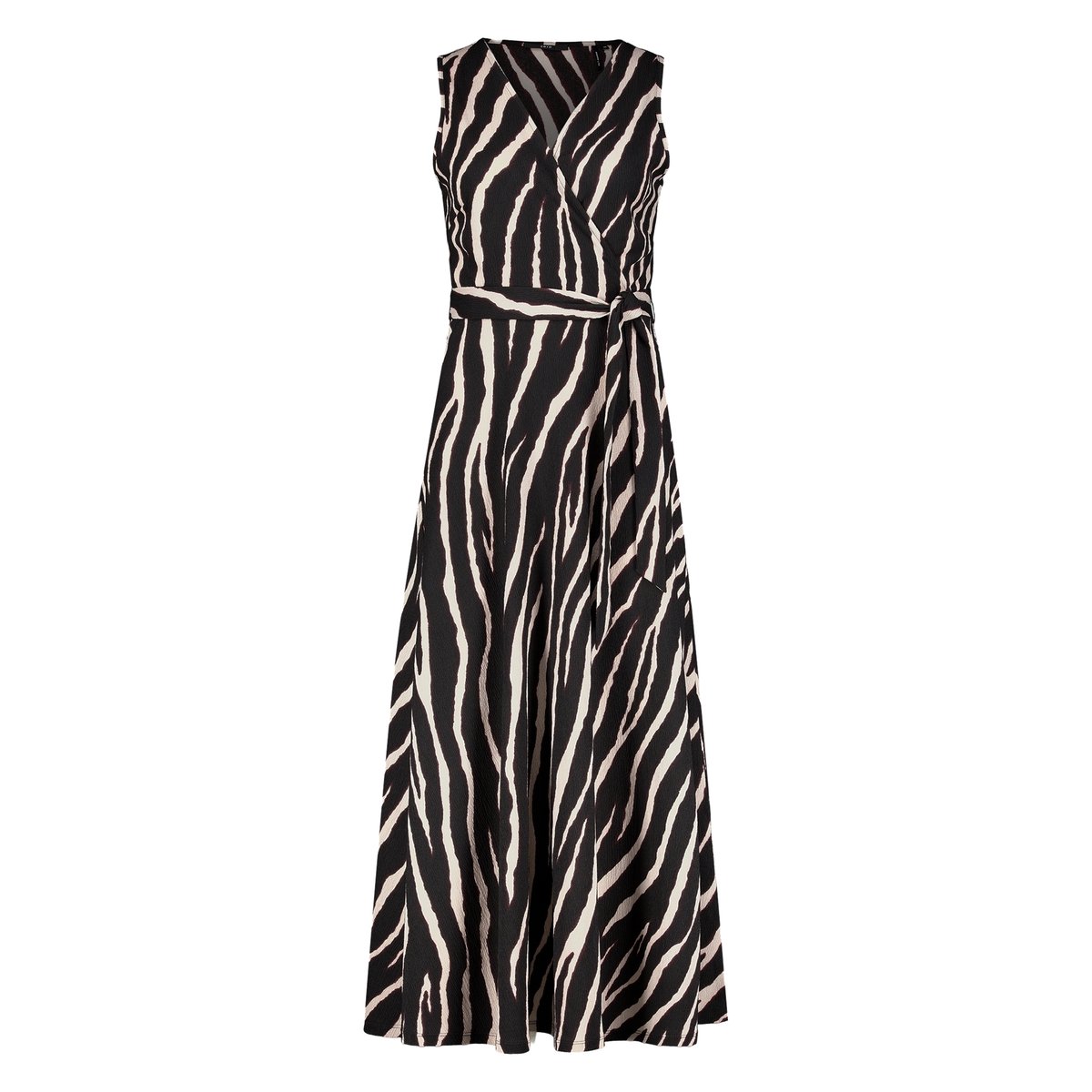 Robe en jersey à ceinture cream/black, ZERO