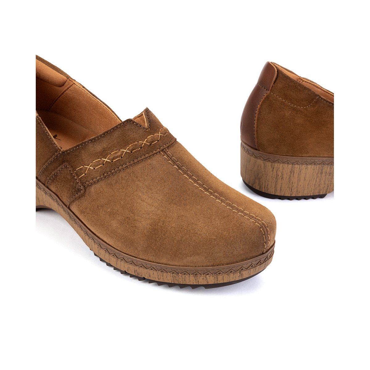 Chaussures plates cuir Granada brandy, PIKOLINOS