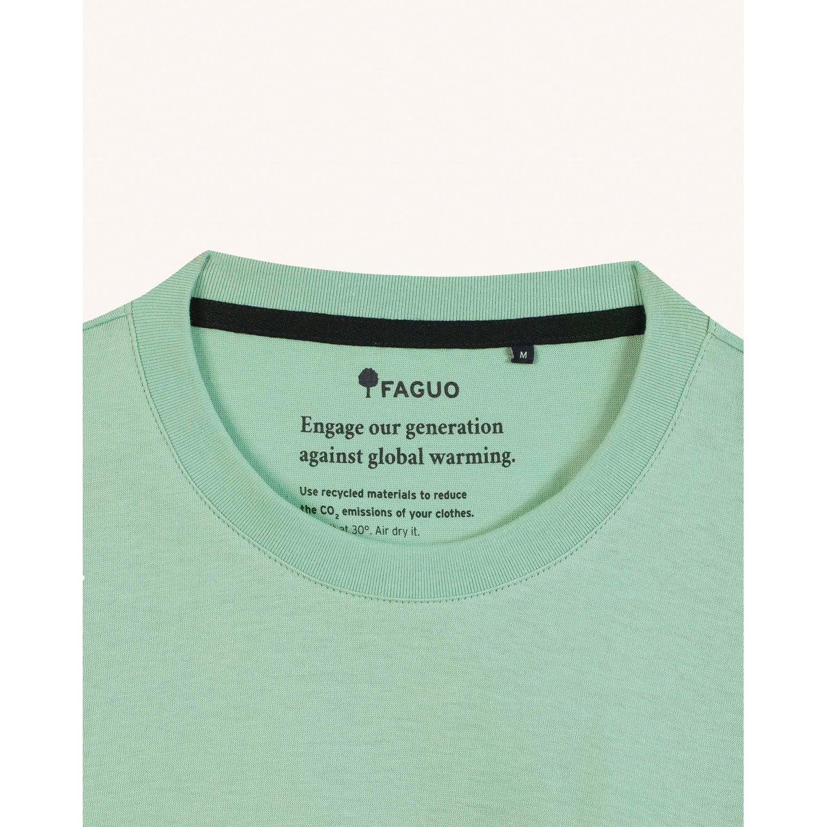 T-shirt ARCY bleu-vert, FAGUO