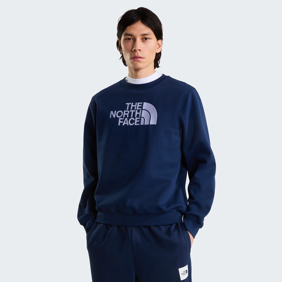 Sweat col rond, DREW PEAK bleu marine, THE NORTH FACE