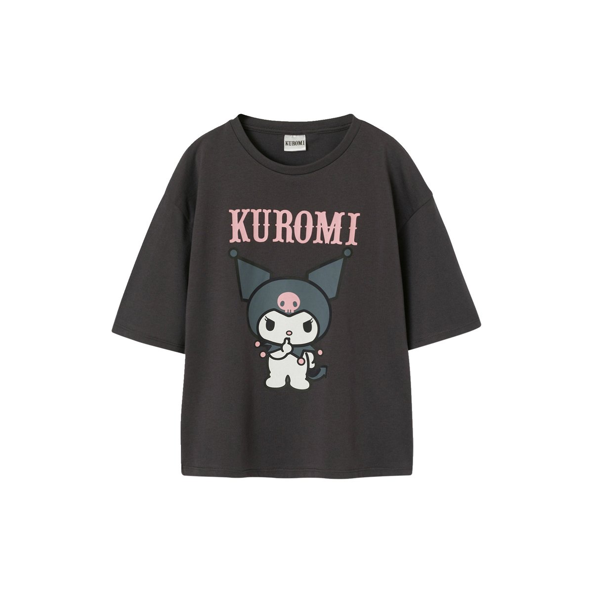 T-shirt Kuromi anthracite, VERTBAUDET