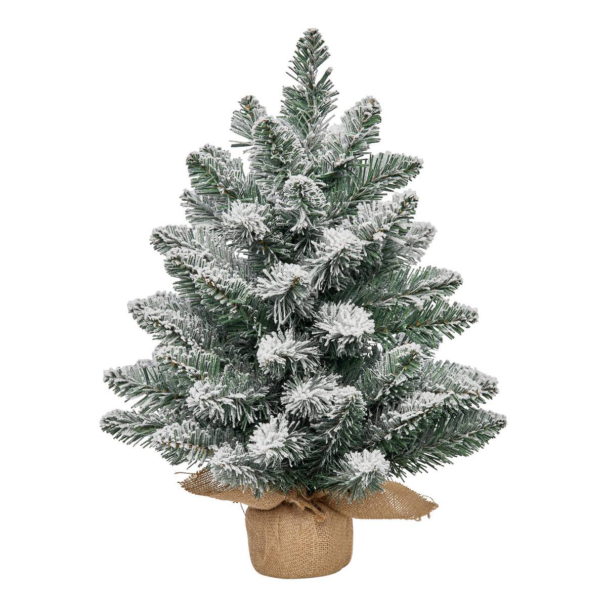 PETIT SAPIN LED JUTI FLOQ 50CM couleur unique, ATMOSPHERA