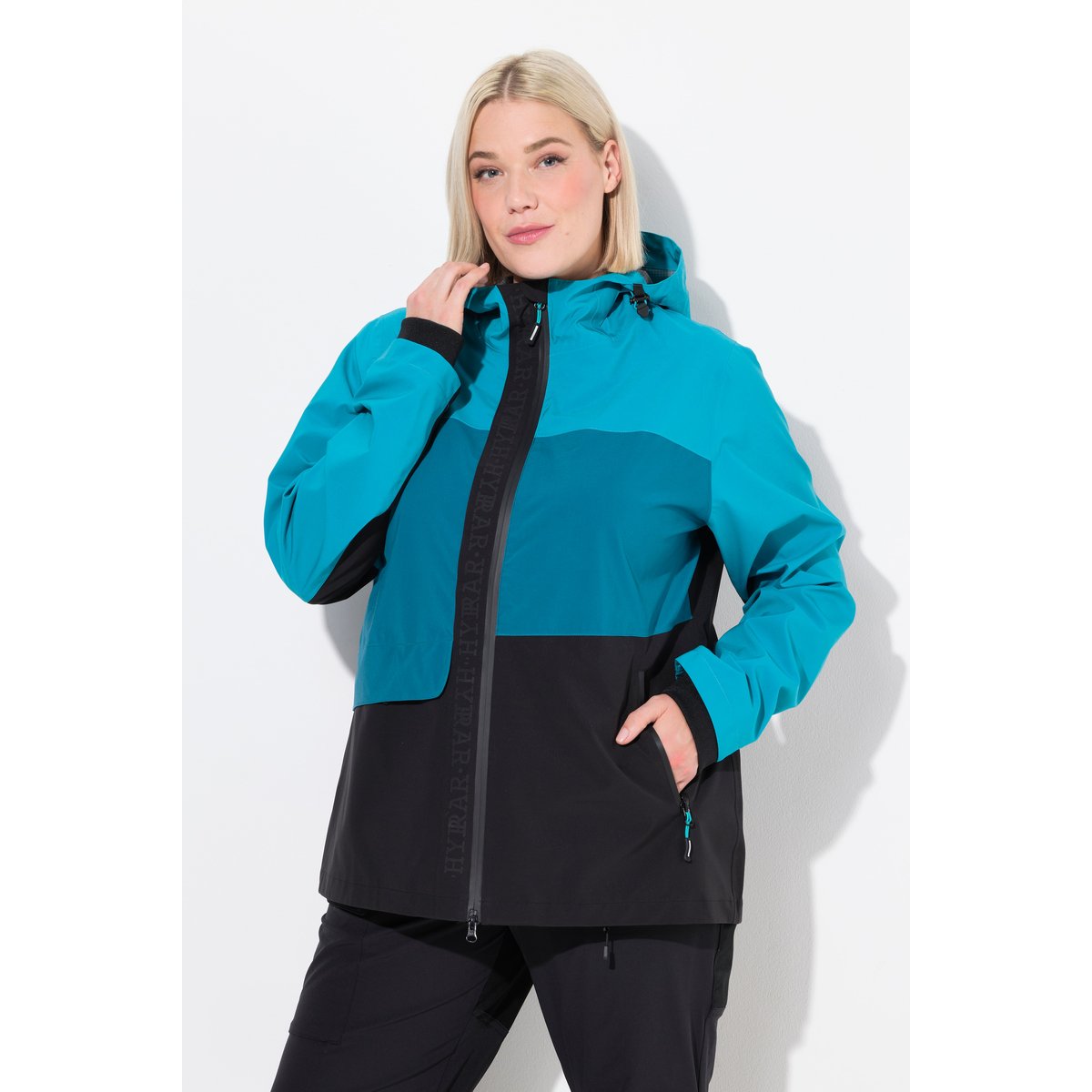 Veste de pluie HYPRAR à capuche noir, ULLA POPKEN