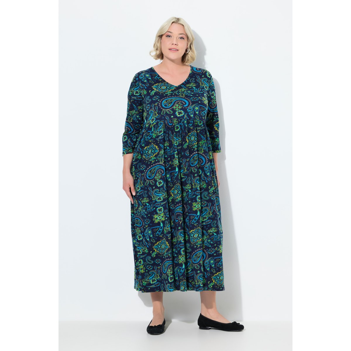 Robe en jersey marine, ULLA POPKEN