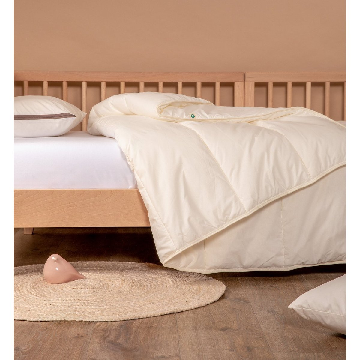 Couette Enfant 4 saisons Enveloppe Coton Bio MAUI couleur unique, KADOLIS