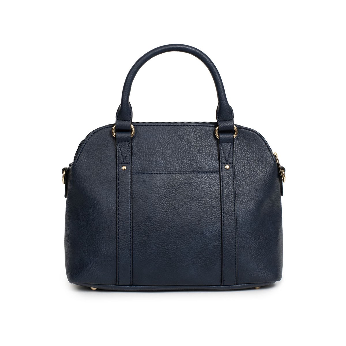 Sac porté main 2 poignées TOSCANE bleu marine, HEXAGONA