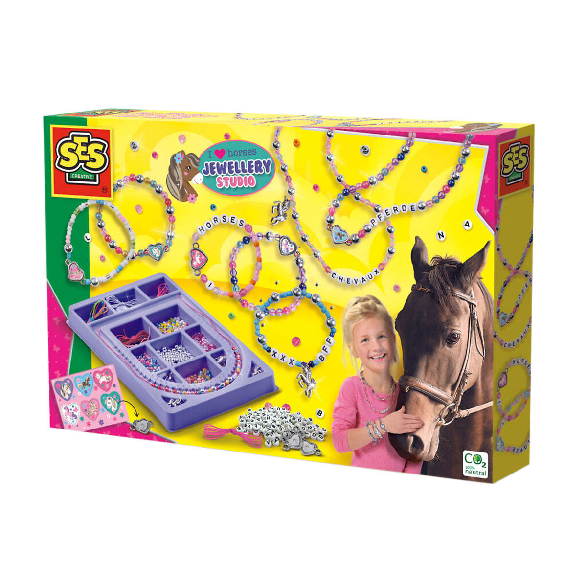Brinquedo "Estúdio de joalharia - Adoro cavalos", SES multicolor, SES