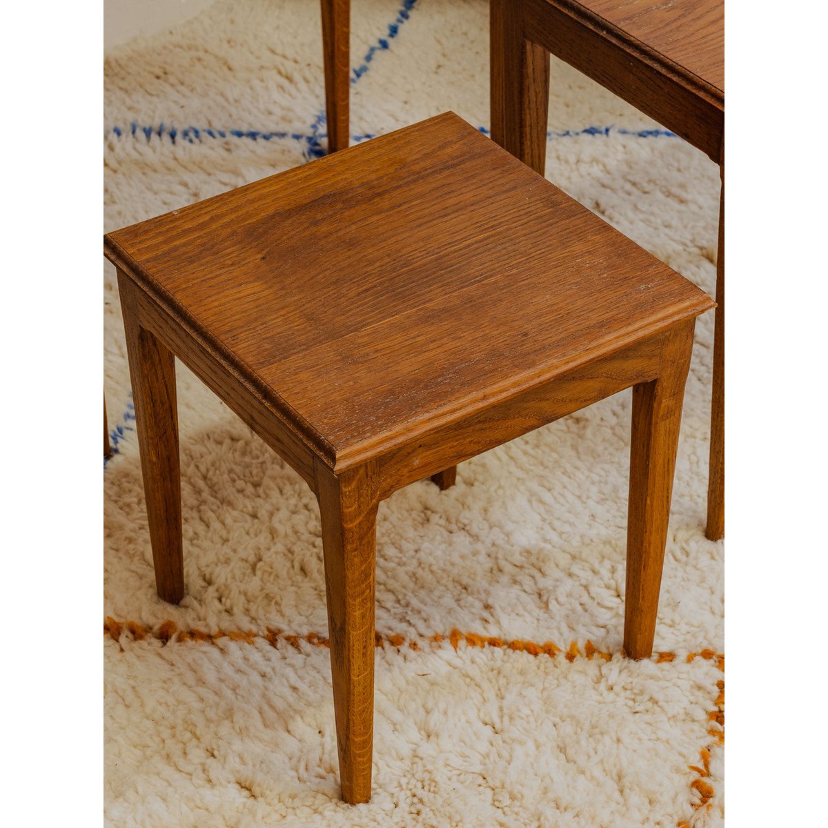 Tables gigognes en bois Barbara N°145 - Bon état bois foncé, DEBONGOUT