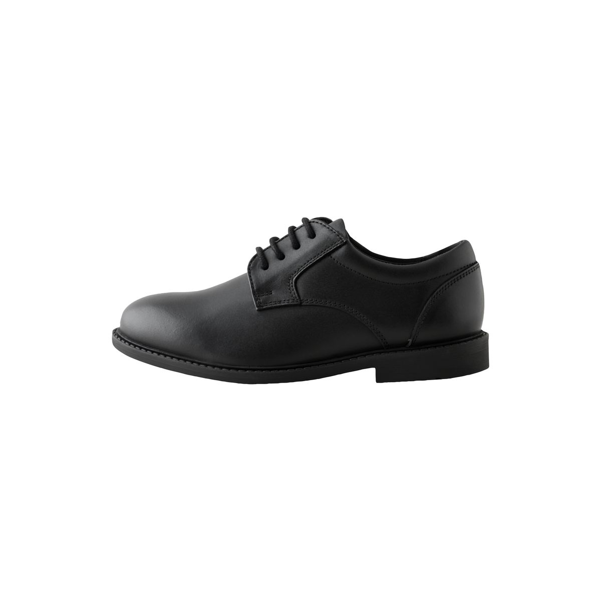 Chaussures d’école à lacets en cuir noir, NEXT
