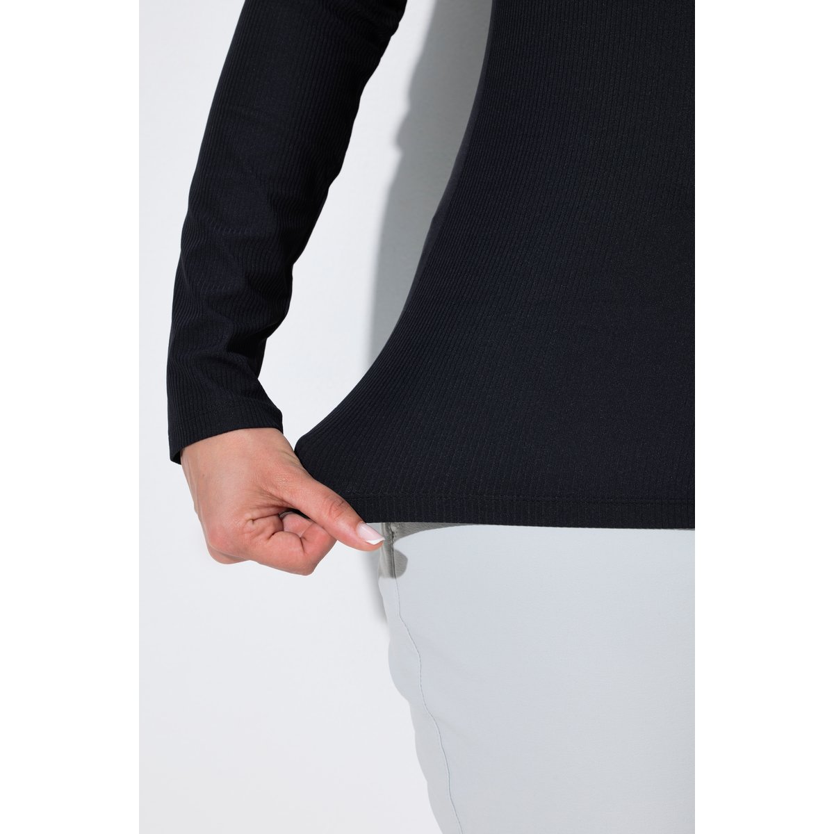 T-shirt avec soutien-gorge noir, ULLA POPKEN