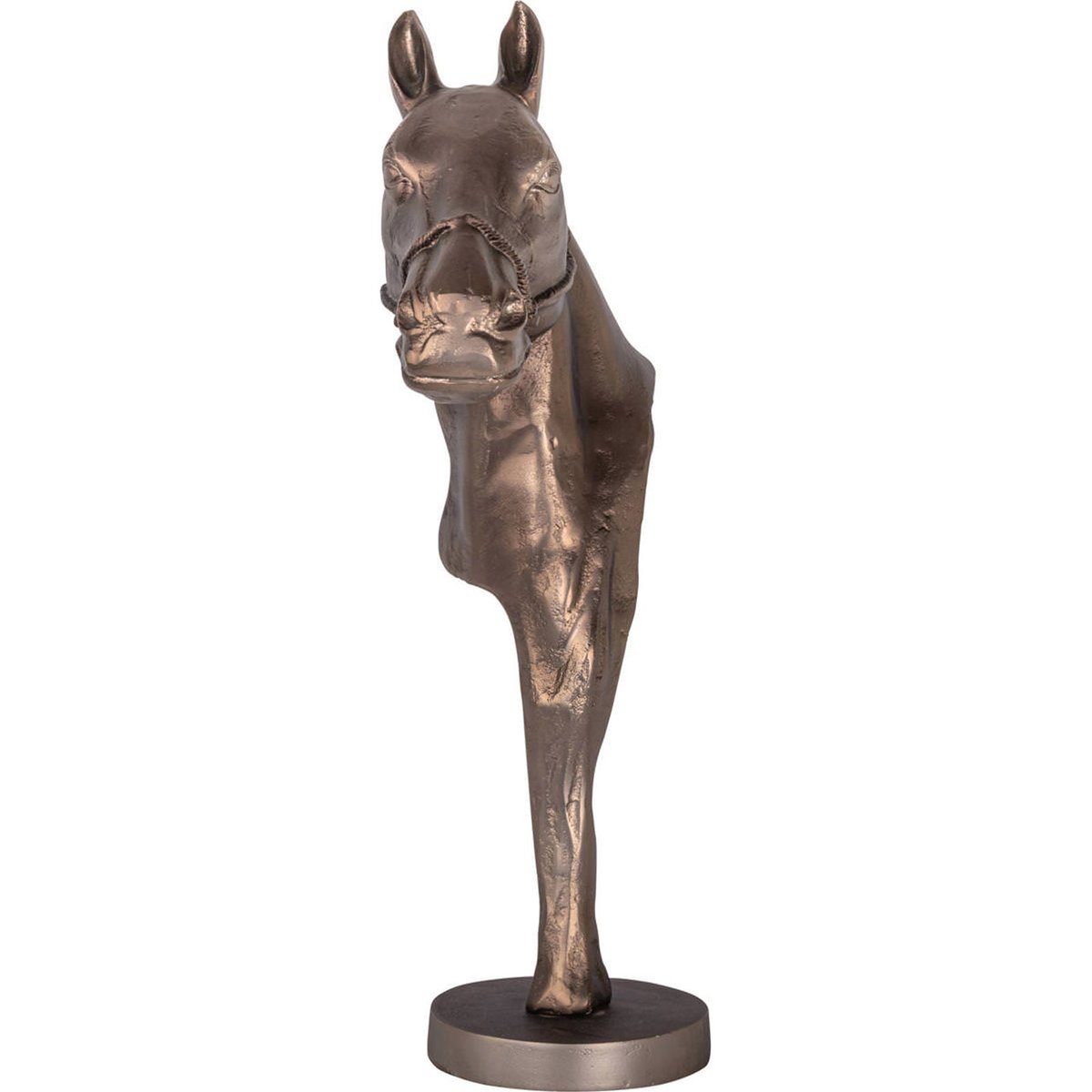 Objet décoratif cheval en laiton laiton antique, RECOLLECTION