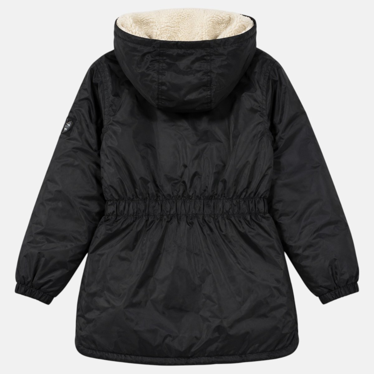Parka zippée à capuche, coupe mi-longue et poches latérales BLIZZARD noir, LEE COOPER