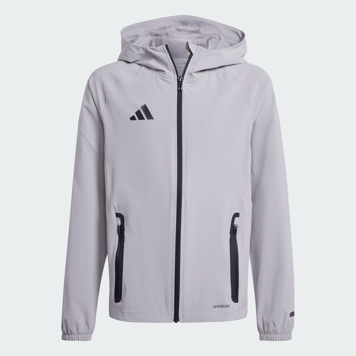 Veste De Voyage Tiro 25 Competition Vis Tech Enfants Veste De Voyage Tiro 25 Competition Vis Tech Enfants team mid grey, adidas Performance
