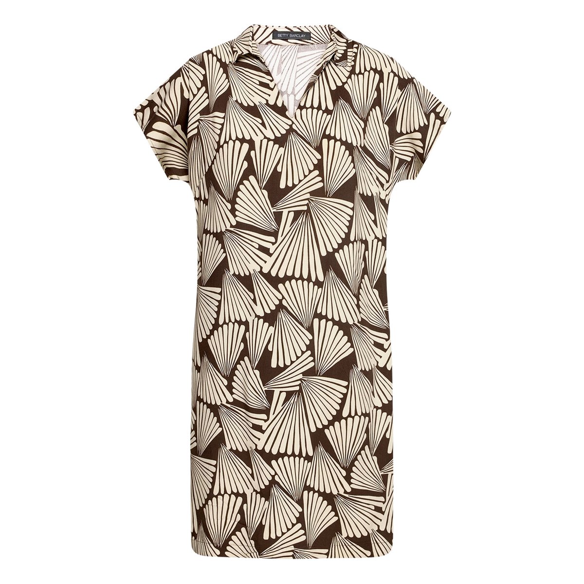 Robe d'été sans manches marron/beige, BETTY BARCLAY