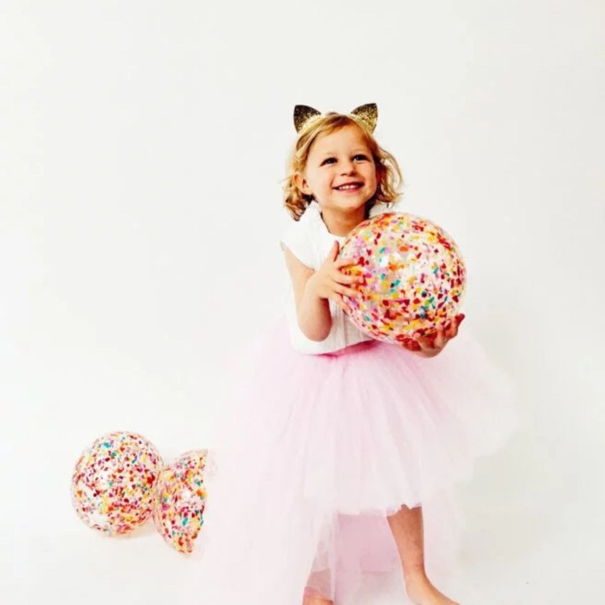 Ballon confettis multicolore, RATATAM