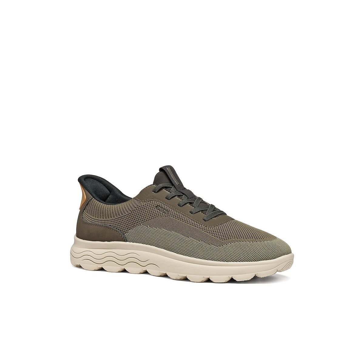 Zapatillas transpirables, SPHERICA PLUS, FAST-IN caqui, GEOX