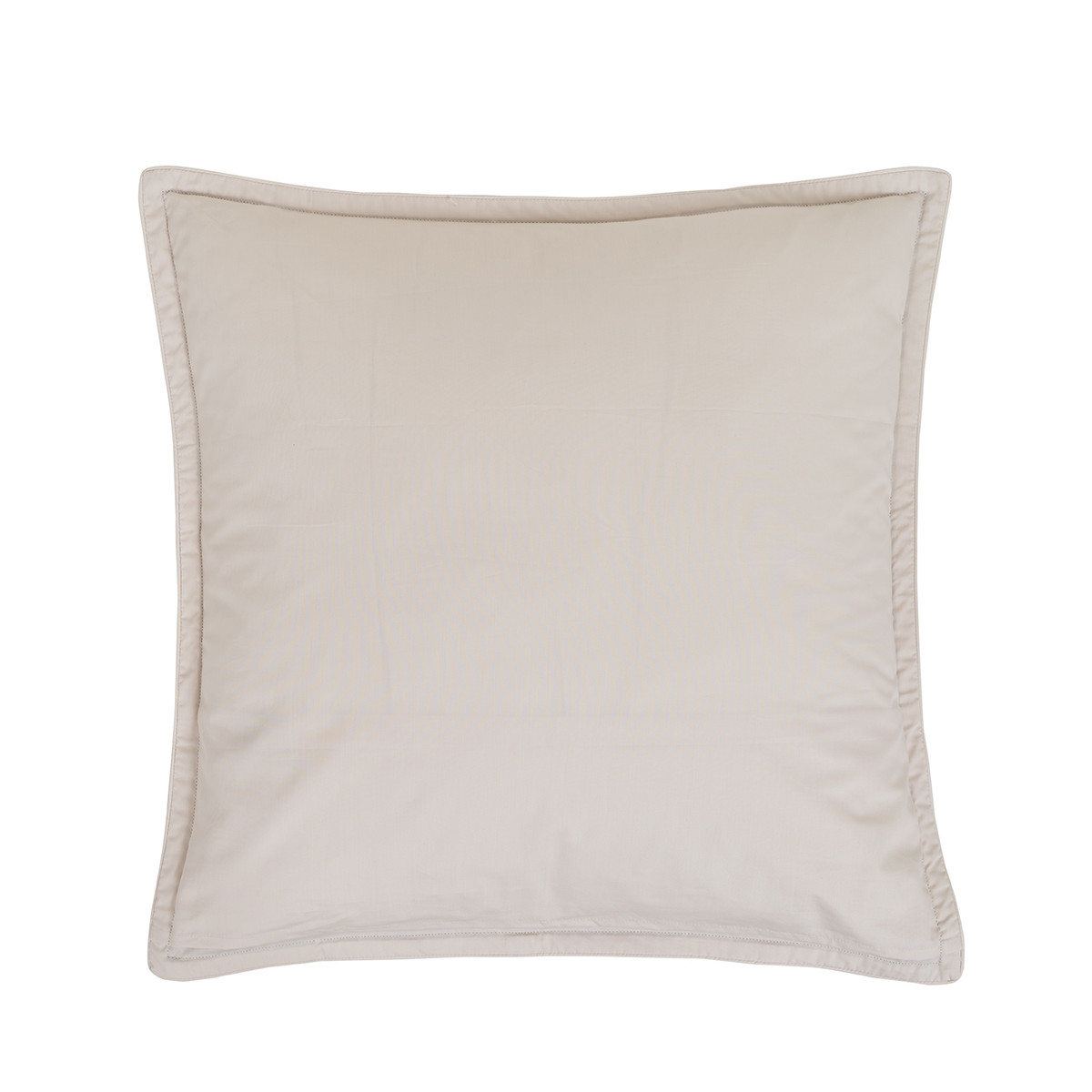Lot de 2 taies d'oreiller en satin de coton 120 fils ARBORESCENCE noisette, SENSEI MAISON