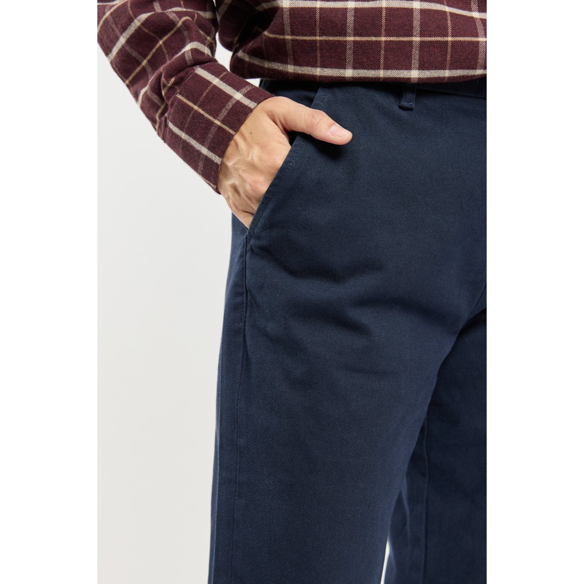 Pantalon en coton LOFER marine, BERMUDES