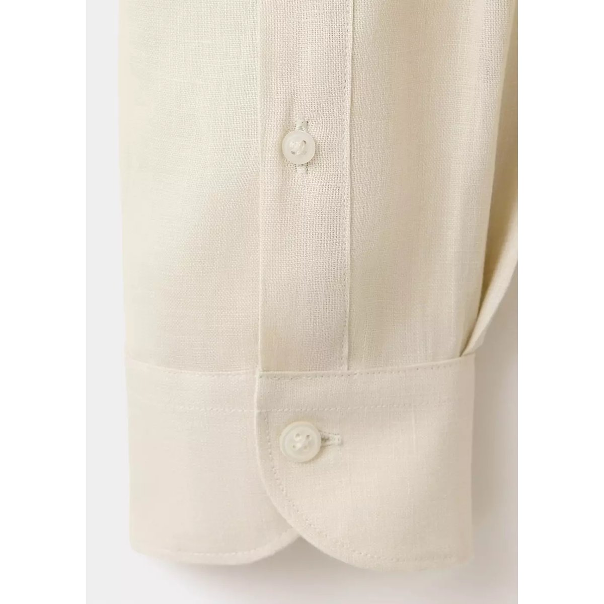Chemise regular fit 100 % lin sable, MANGO MAN
