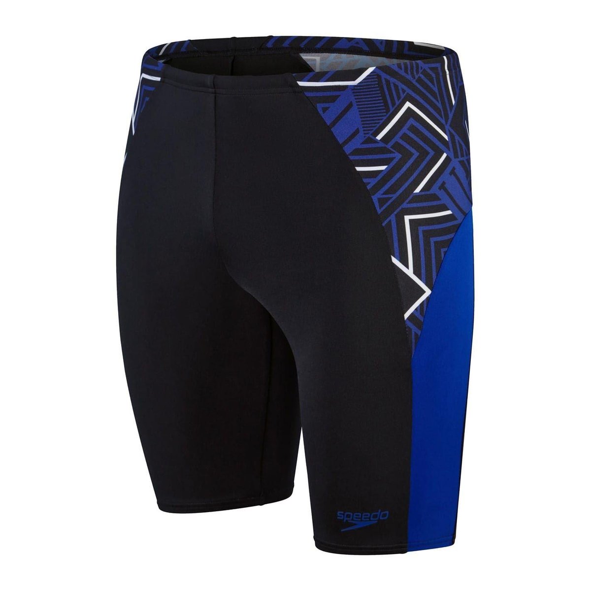 Jammer de natation natation motif/style géométrique SPLICE noir, SPEEDO