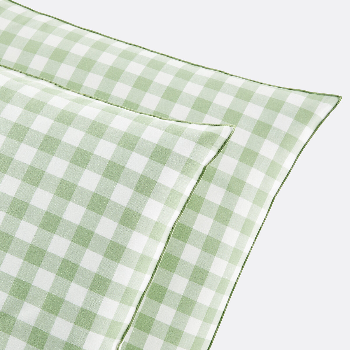Fronha de almofada em algodão, Veldi verde verde, LA REDOUTE INTERIEURS
