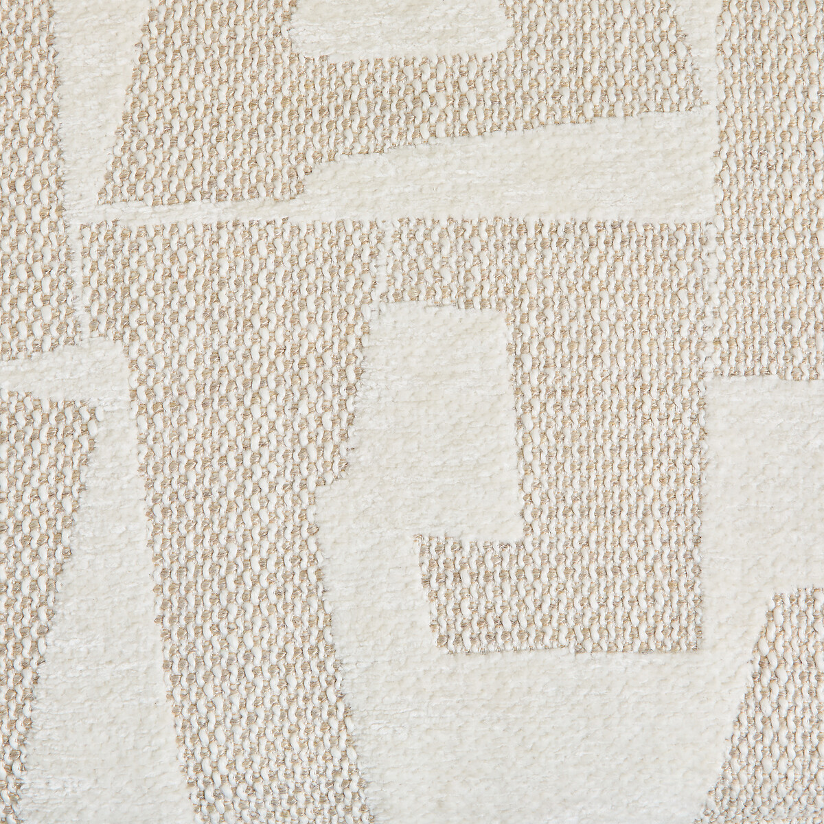 Silla de comedor, en nogal y tejido jacquard, JABOTE tiza espuma, AM.PM