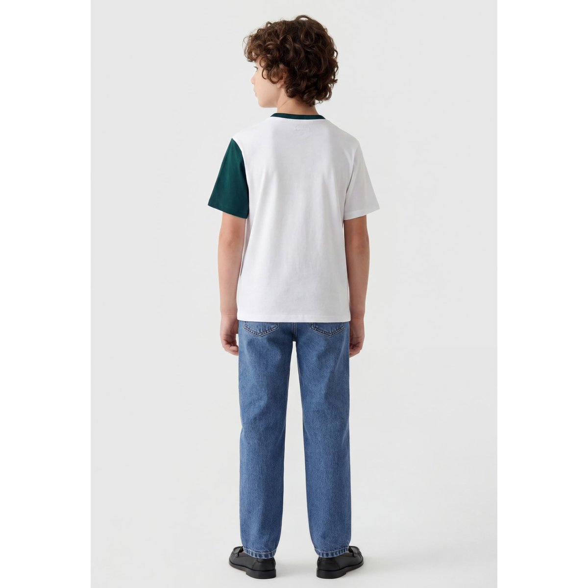 T-Shirt Avec Logo Brodé vert multi, GUESS KIDS