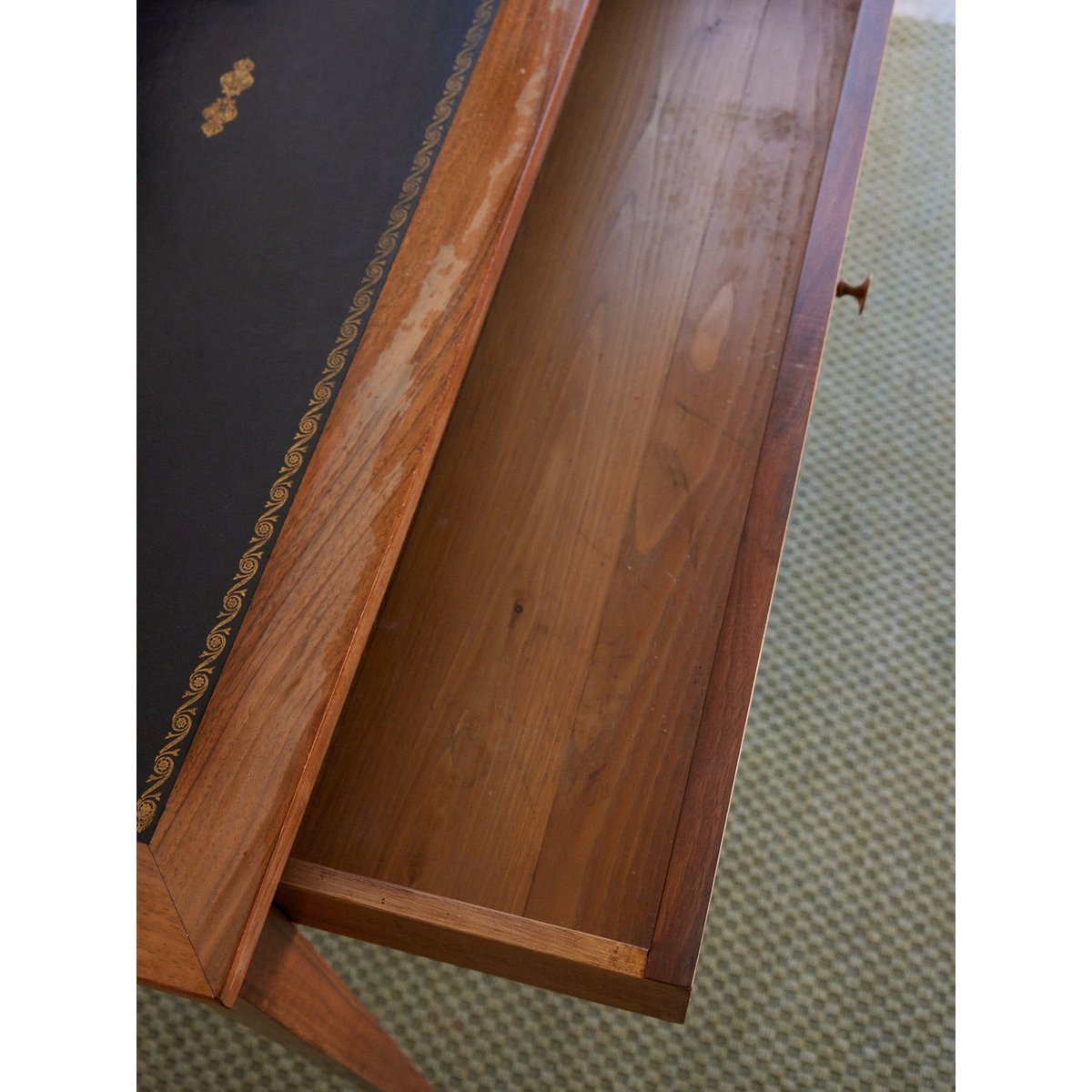 Bureau ancien en bois Edouard N°1082 - Bon état bois clair, DEBONGOUT