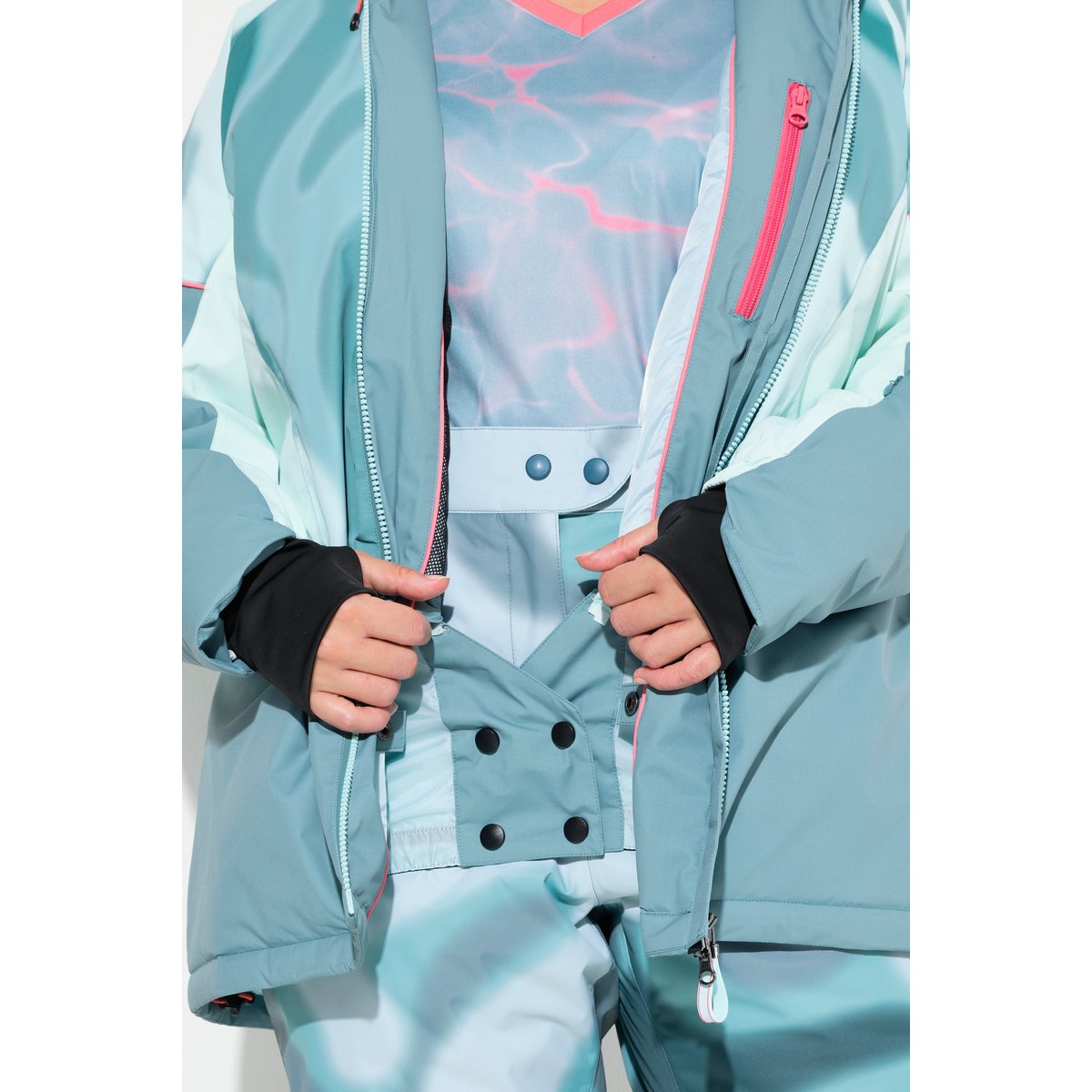 Veste technique HYPRAR imperméable vert glacier, ULLA POPKEN