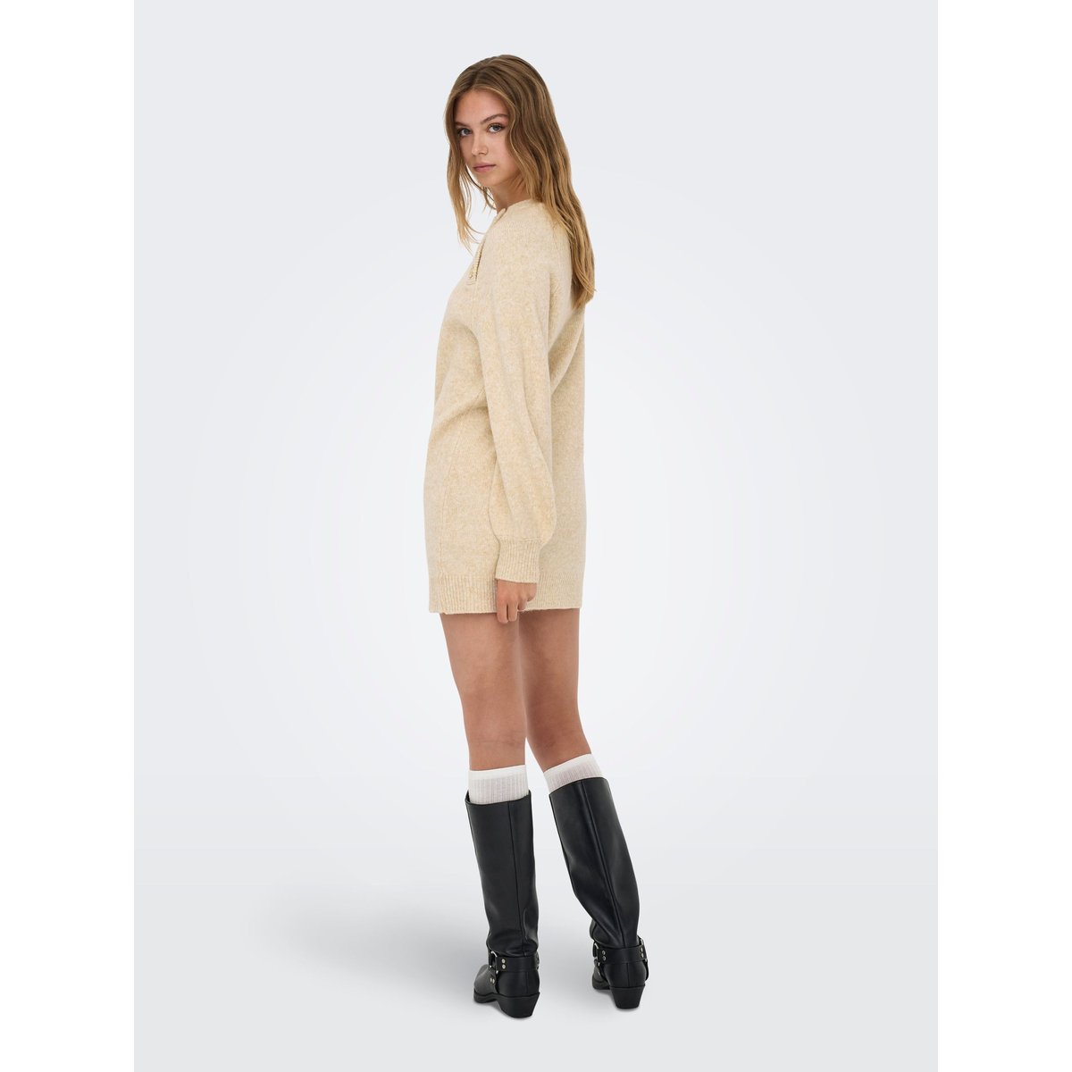 Robe En Maille pumice stone, ONLY