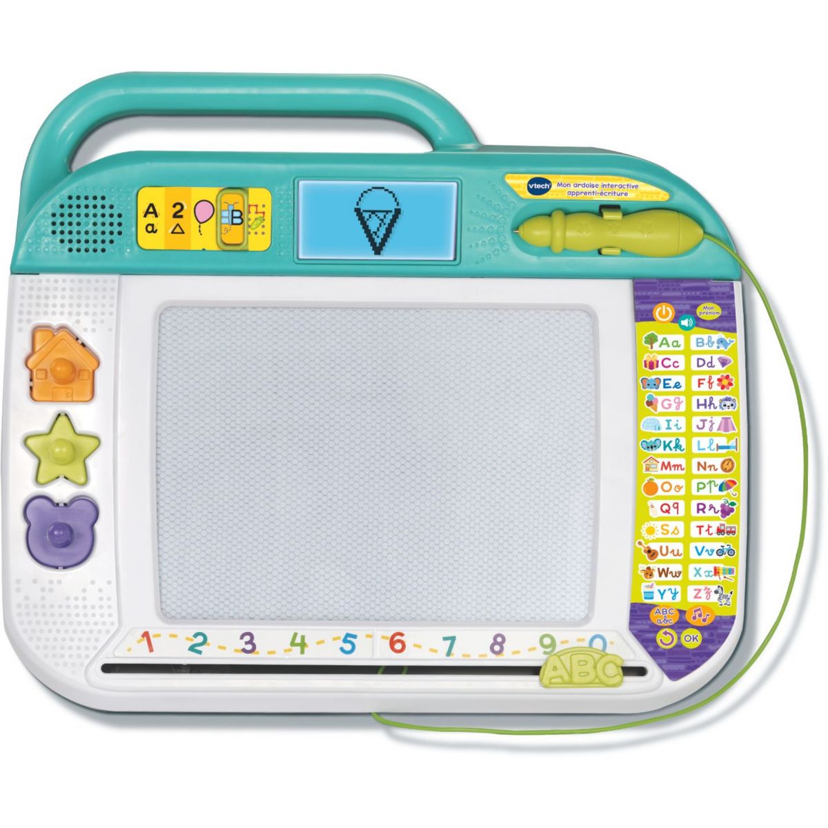 Jeu éducatif Mon ardoise interactive Apprenti écritur couleur unique, VTECH