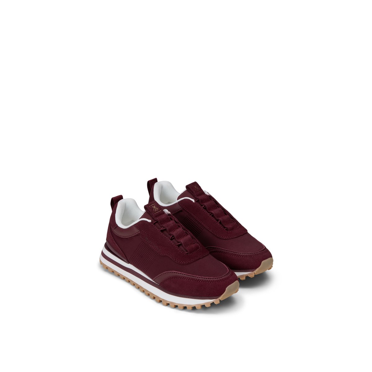 Modèle de baskets Bjorna en néoprène et cuir velours violett, MARC O'POLO