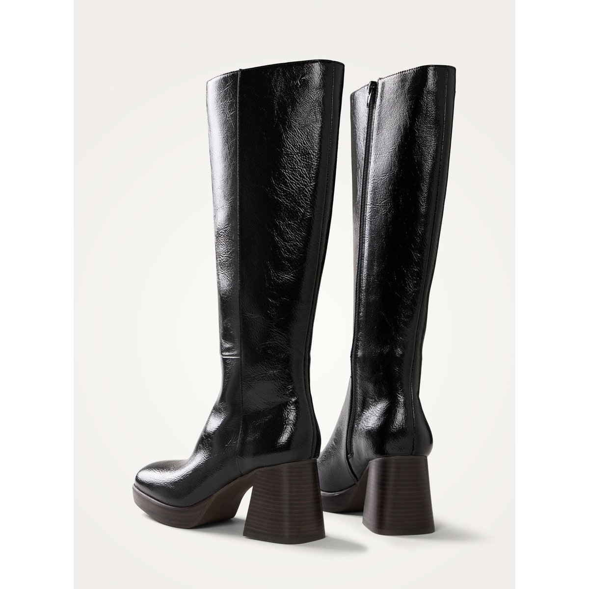 Bottes à talon bois Audrey noir, VANESSA WU