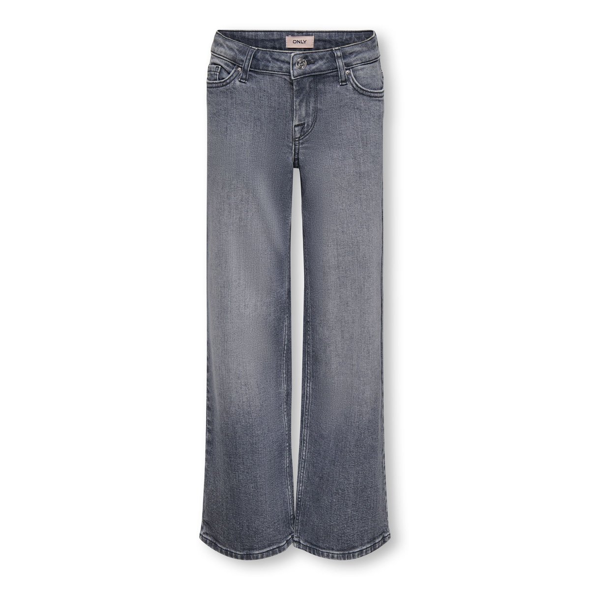 Jean À Jambe Large grise - medium grey denim 1, KIDS ONLY