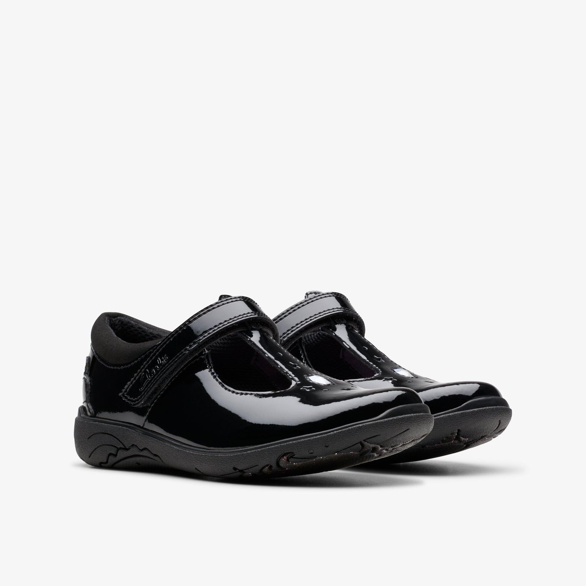 Derbies Brevet Ajustement Étroit RELDA GEM K noir, CLARKS