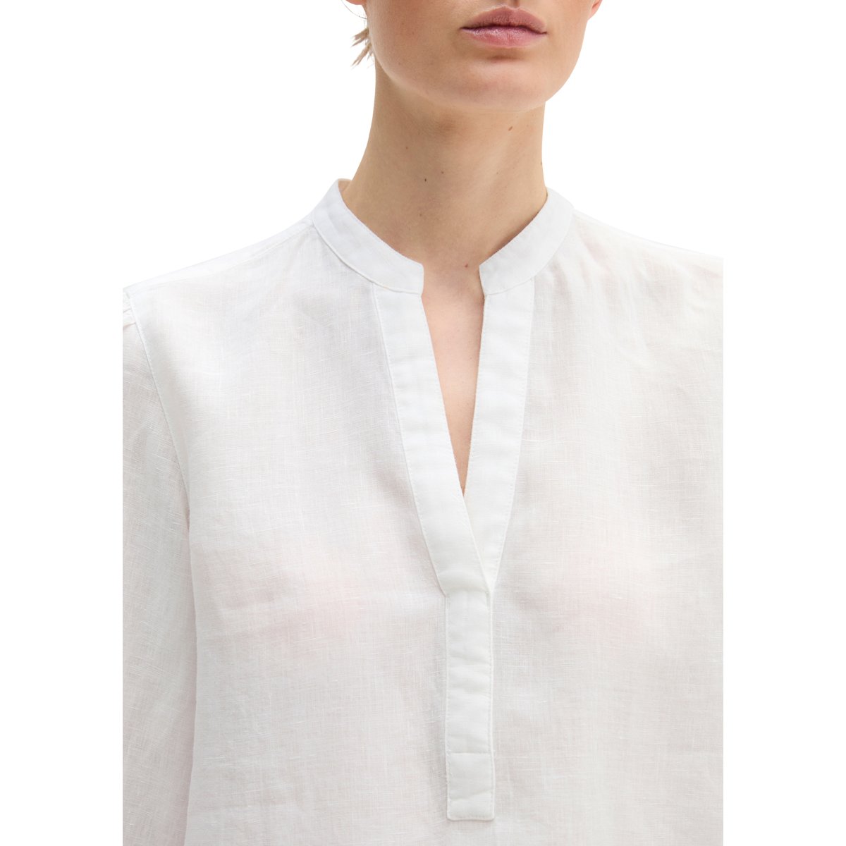 Tunique en lin A-Shape avec fonction de refroidissement naturel blanc, MARC O'POLO