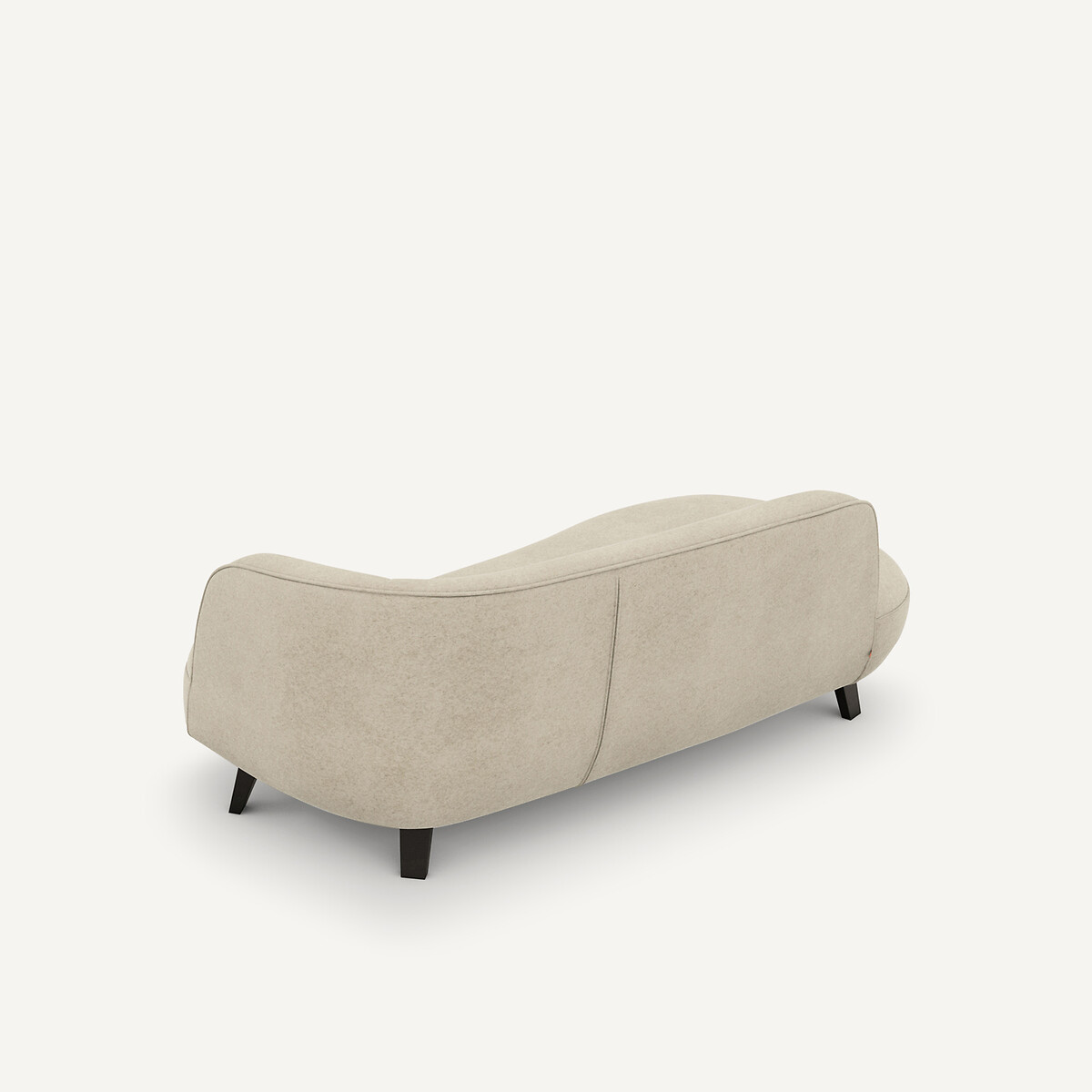 Chaise longue de terciopelo de lino, Rosebury, diseño de Emmanuel Gallina albatros, AM.PM X EMMANUEL GALLINA