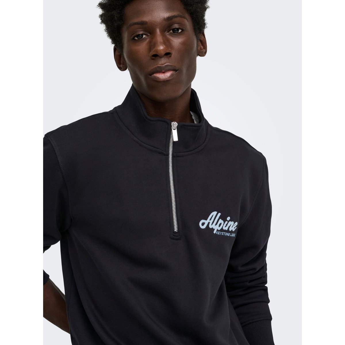 Sweat-Shirt black 1, ONLY & SONS