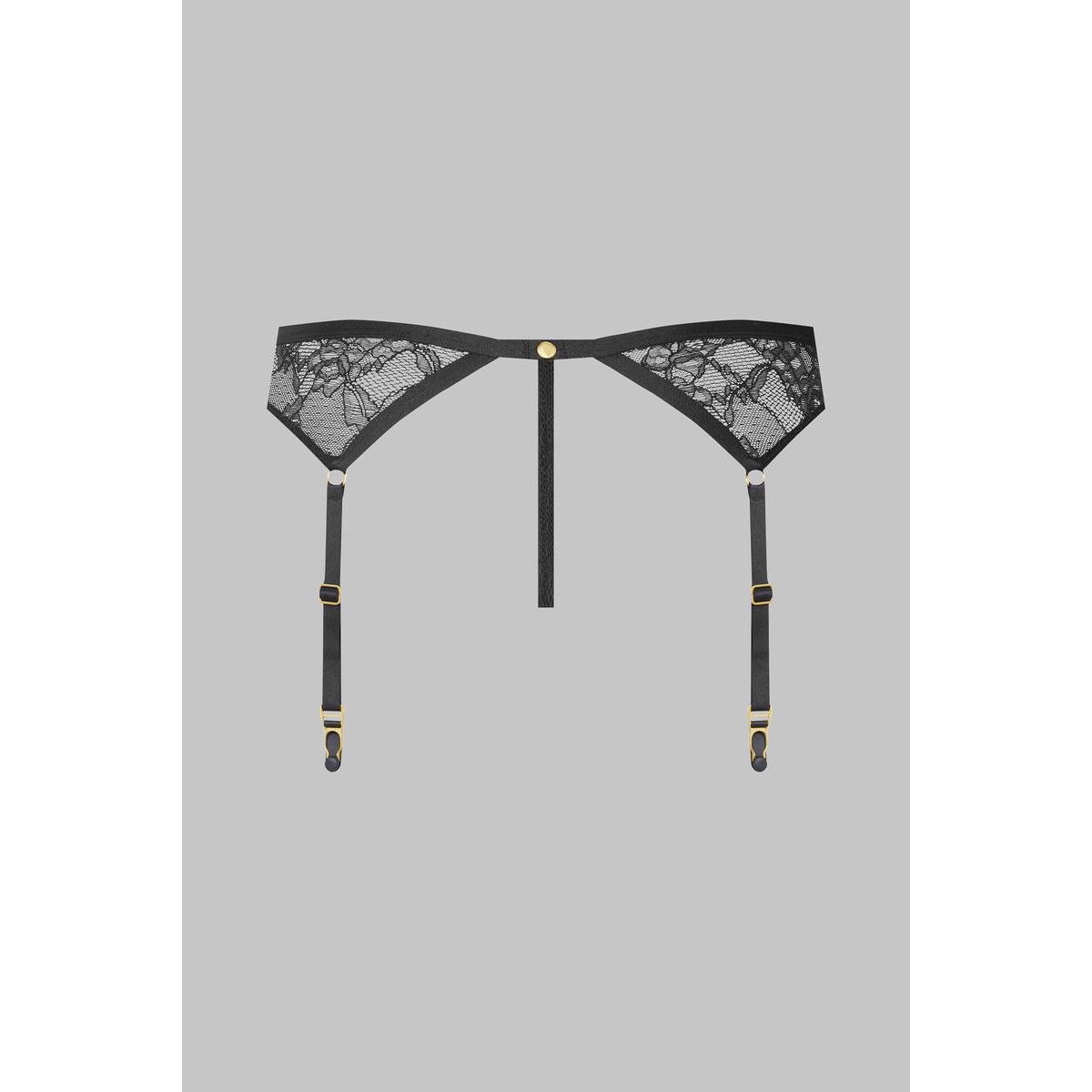 String porte-jarretelles JEUX MAGNÉTIQUES noir, MAISON CLOSE