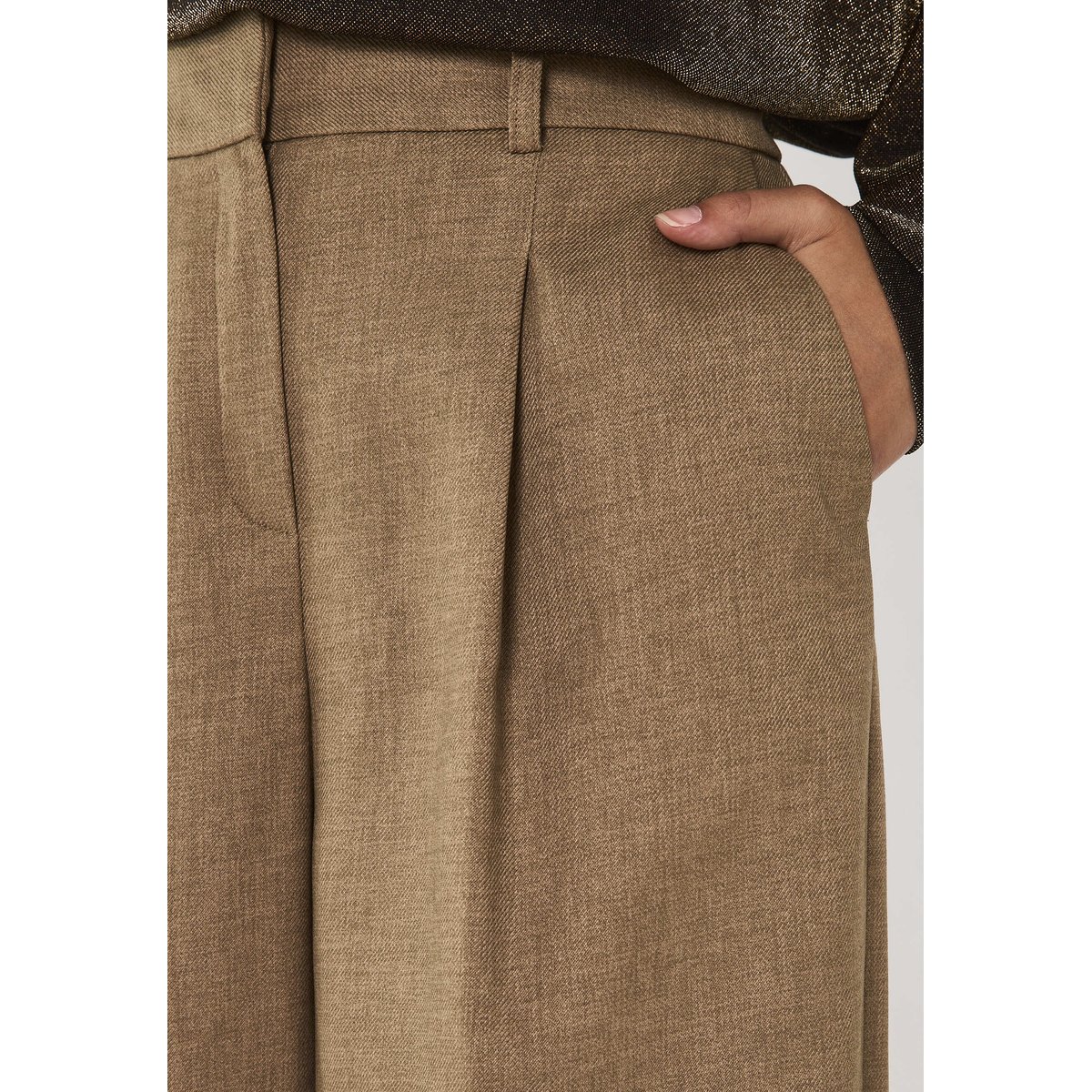 Pantalon taille haute bronze FLAUBERT bronze, Maison 123
