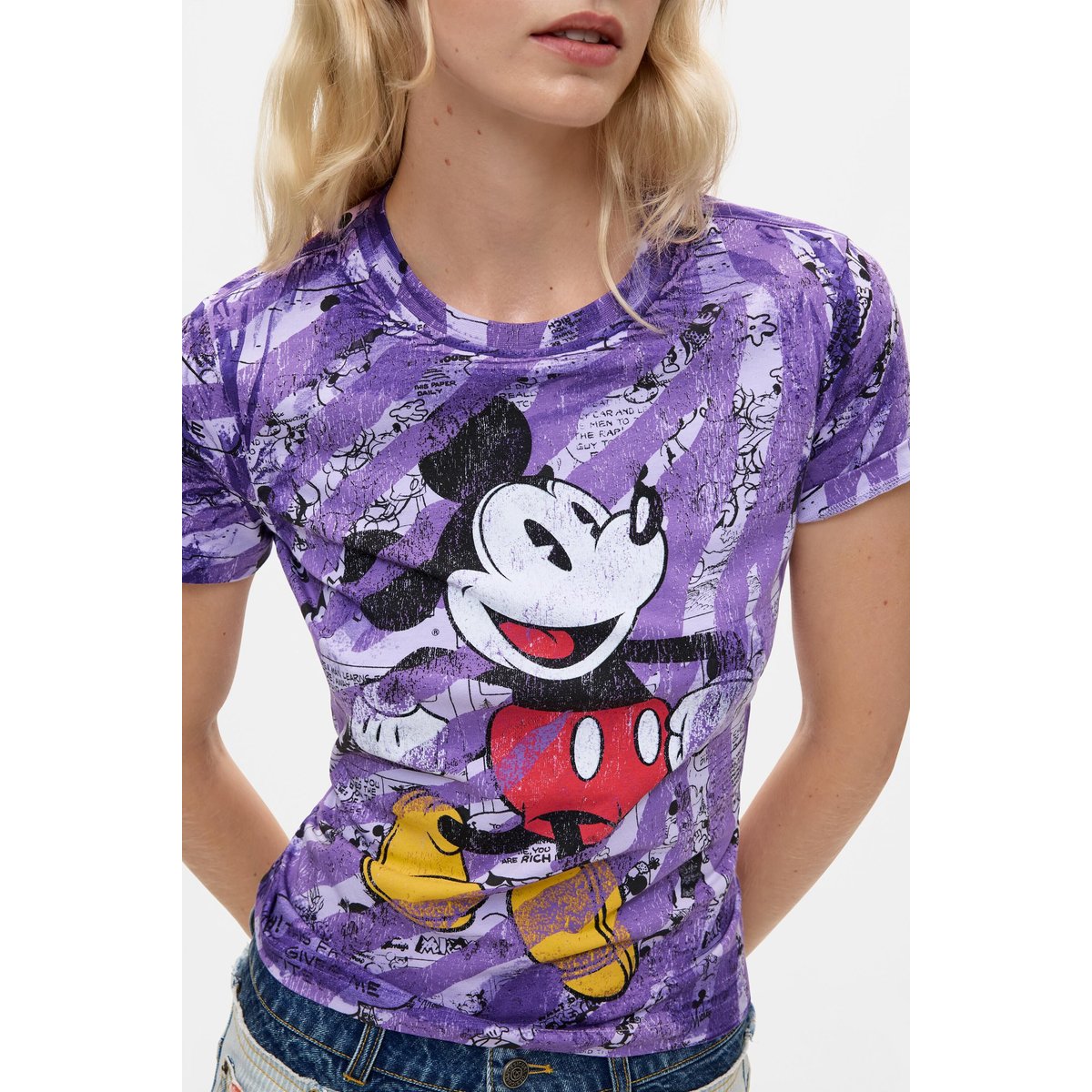 T-shirt Mickey Disney™ rouge, DESIGUAL