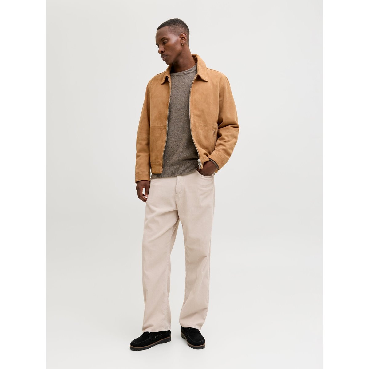 Pantalon chino en velours moonbeam, JACK & JONES
