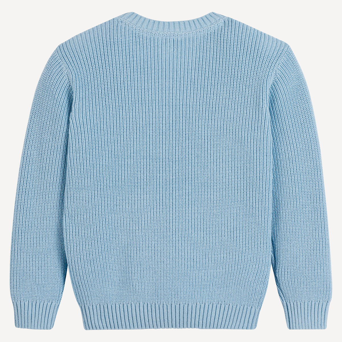 Chunky Knit Jumper with Crew Neck navy blue, LA REDOUTE COLLECTIONS