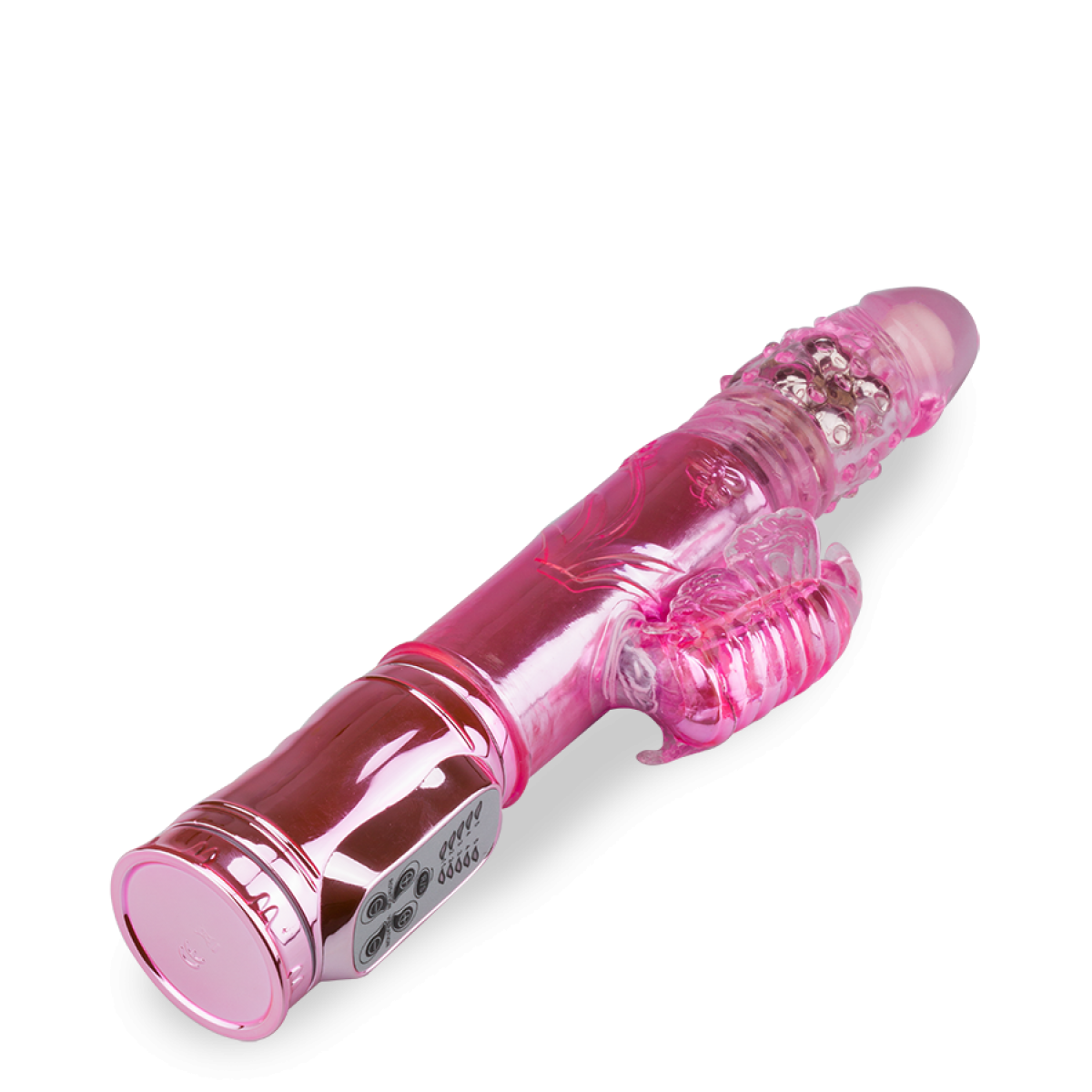 Vibro papillon XXL deluxe USB va-et-vient rose, LOVE AND VIBES
