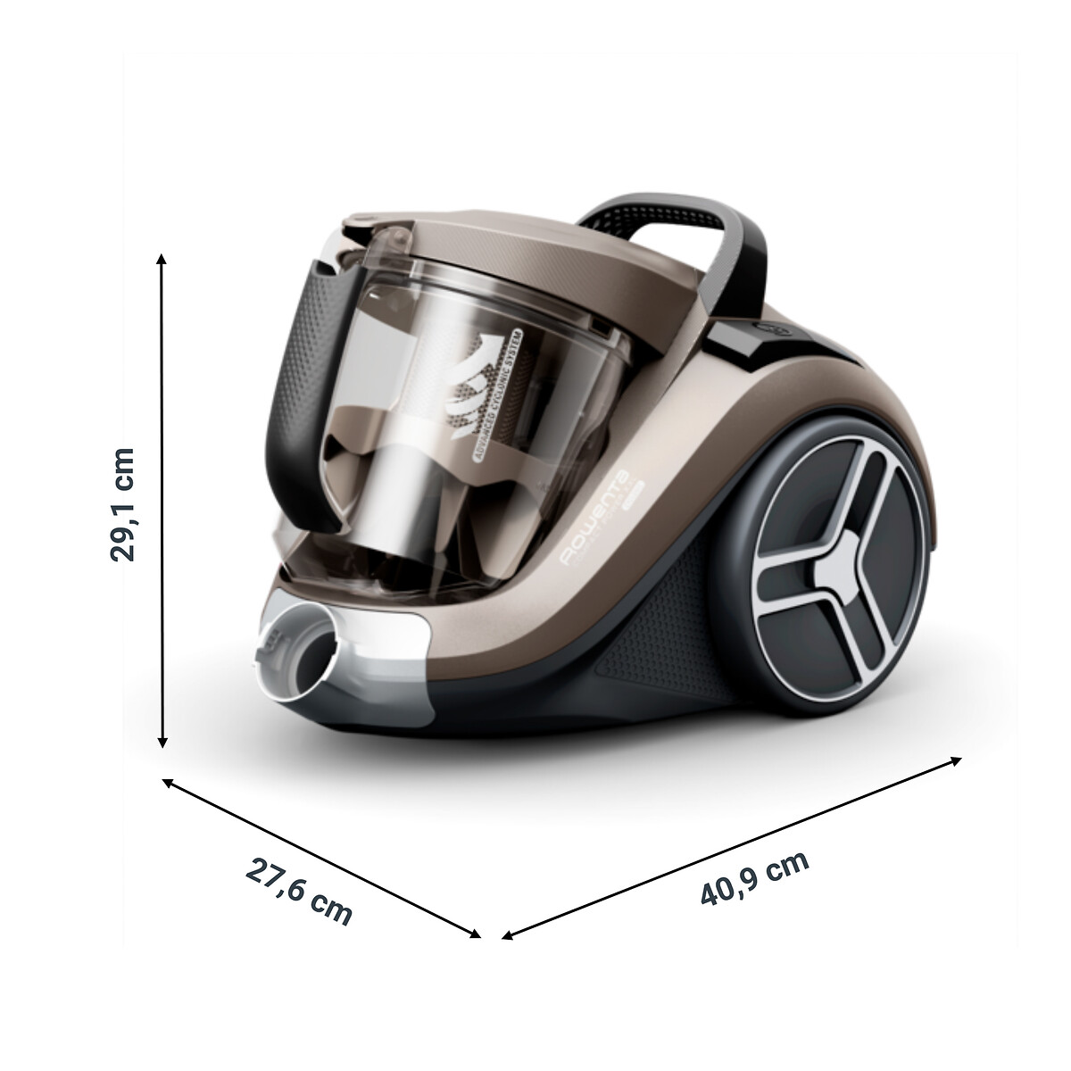 Aspirateur sans sac Power Cyclonic XXL RO4B50EA bronze, ROWENTA
