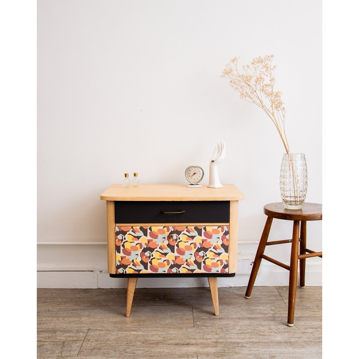 Table de chevet en bois Maïa N°116 - Bon état bois, DEBONGOUT