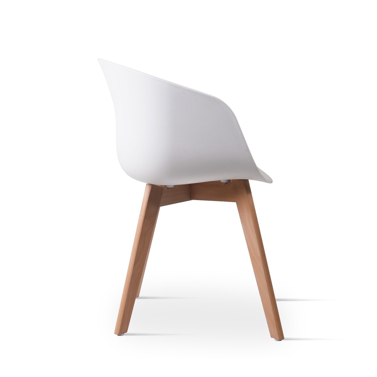 Chaise Scandinave, ALBORG blanc, NORDLYS